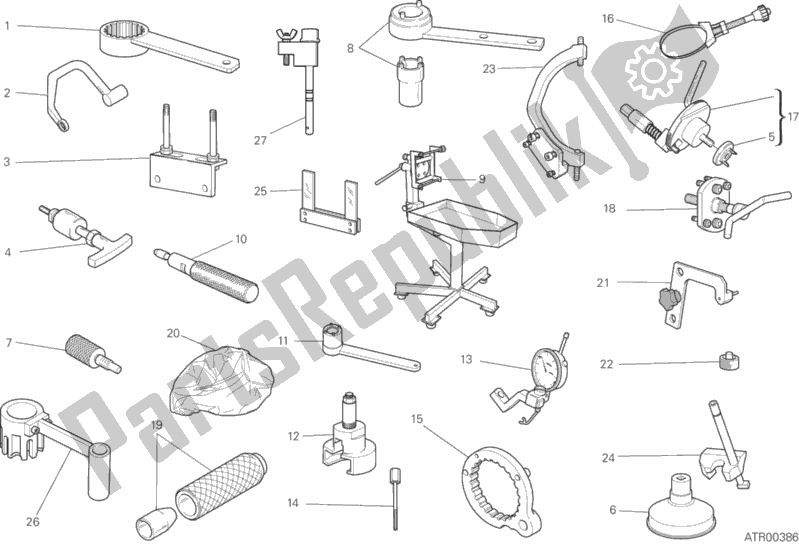 All parts for the Workshop Service Tools, Engine of the Ducati Scrambler Icon Dark USA 803 2020